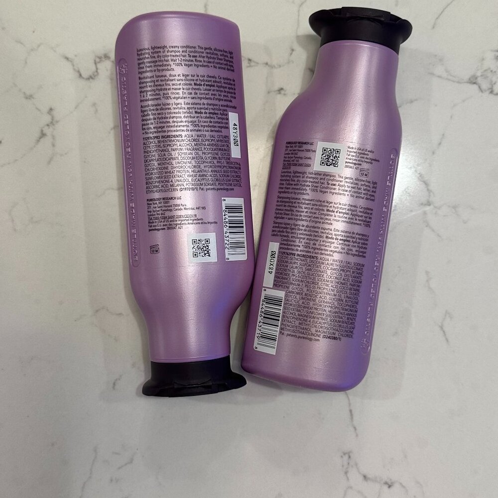 Pureology Hydrate Sheer Shampoo & Conditioner Duo - Picture 2 of 2